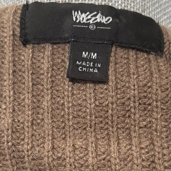 Mossimo Women’s Brown Ribbed Cardigan Size Medium Comfy Business Office Travel‎ - Picture 5 of 6